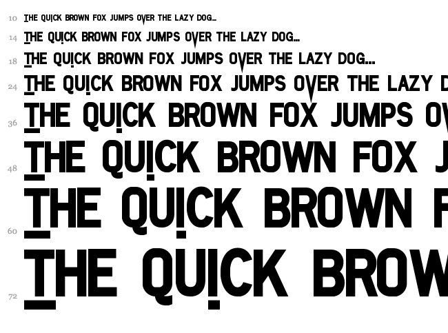Survivor Series font waterfall